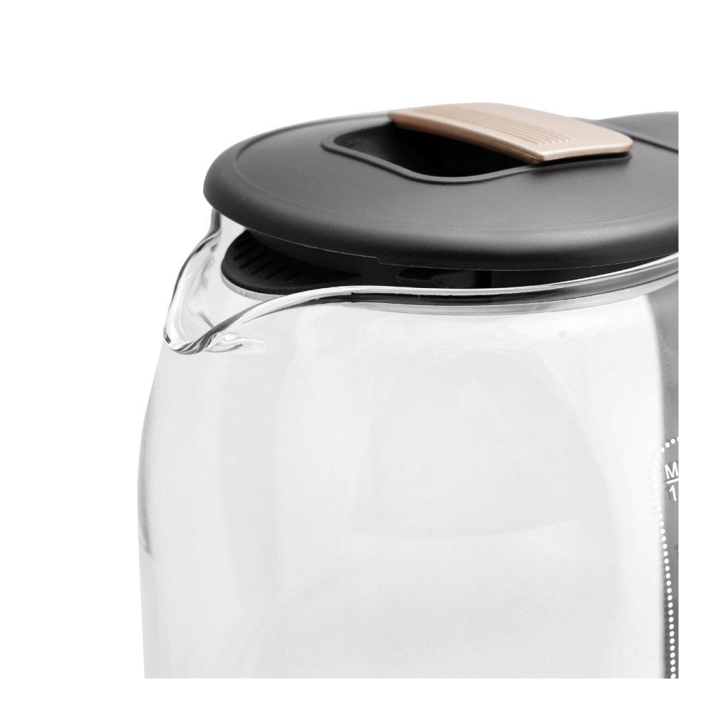 Geepas 1500W, 1.8L Glass Kettle Xcite KSA