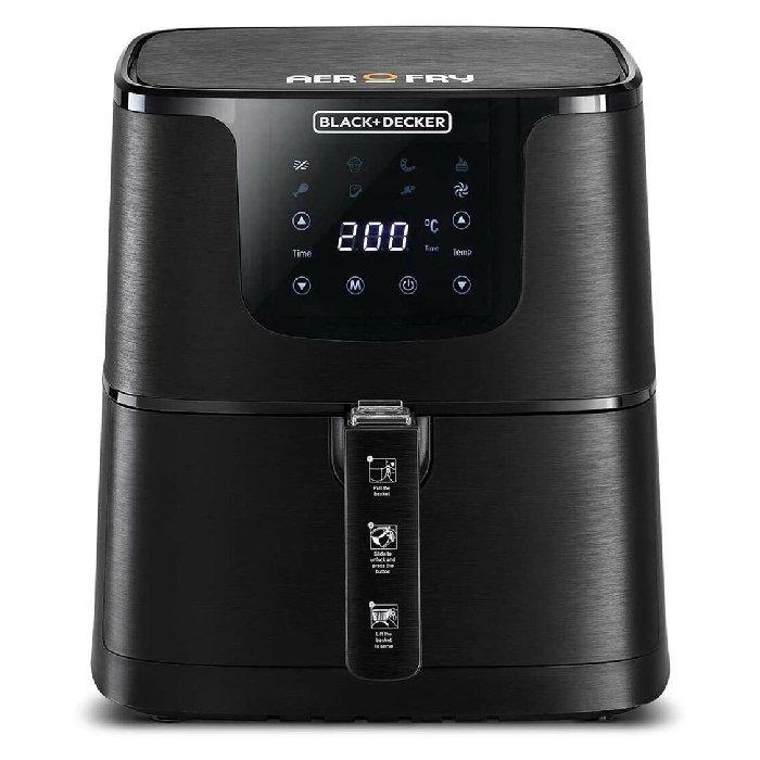 Buy Black+decker digital airfryer, 1700w, 4. 3l, af700-b5 - black in Kuwait