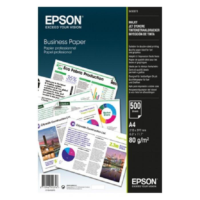 Epson Pack of 500 Sheets of A4 Laser Printer Paper, C13S450075