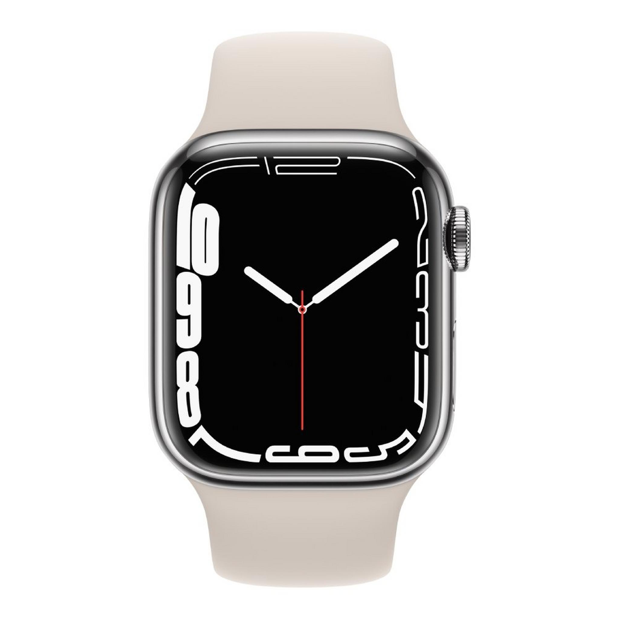 Apple Watch Series 7 Cellular 45mm - Silver / Starlight