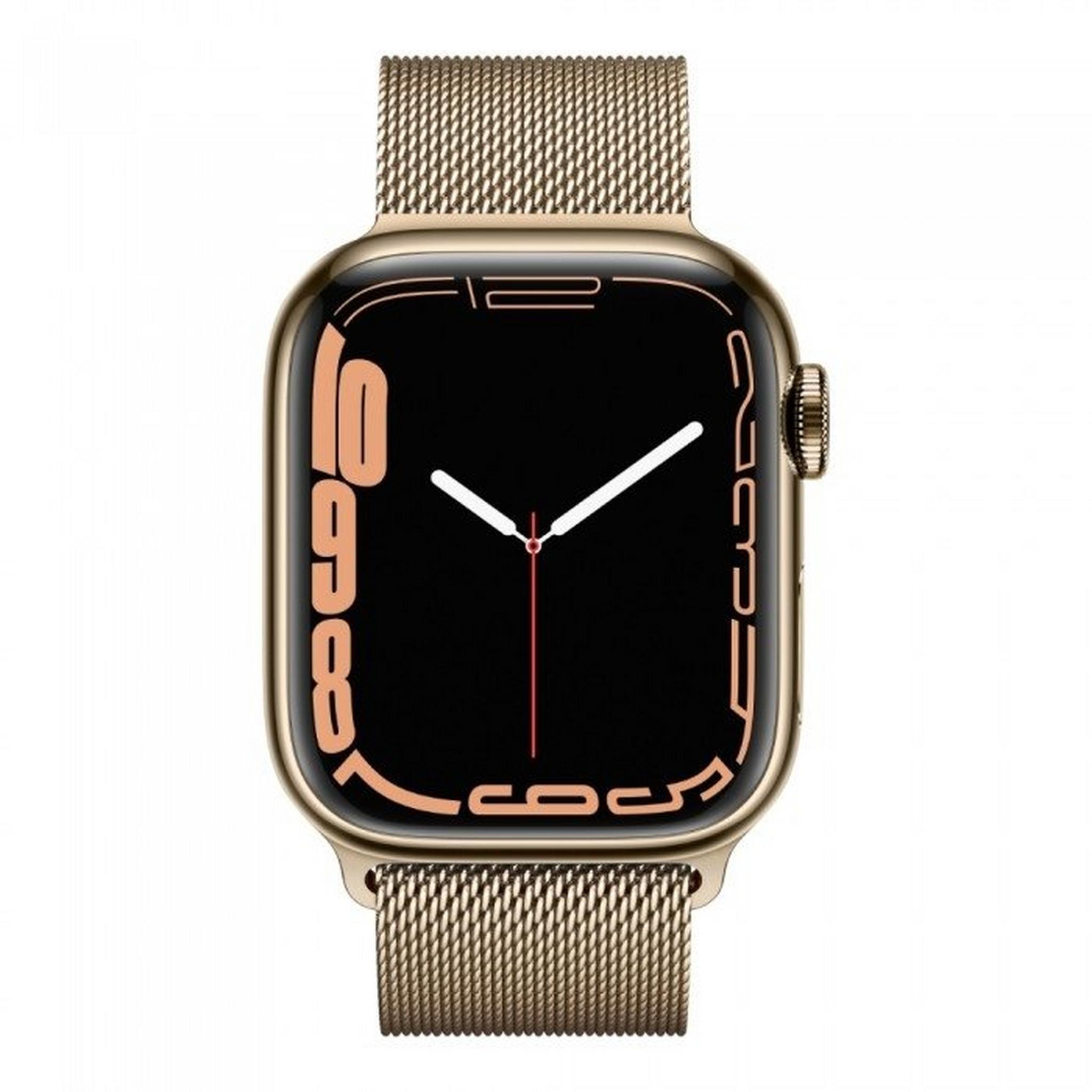 Apple Watch Series 7 Cellular 45mm Stainless Steel - Gold