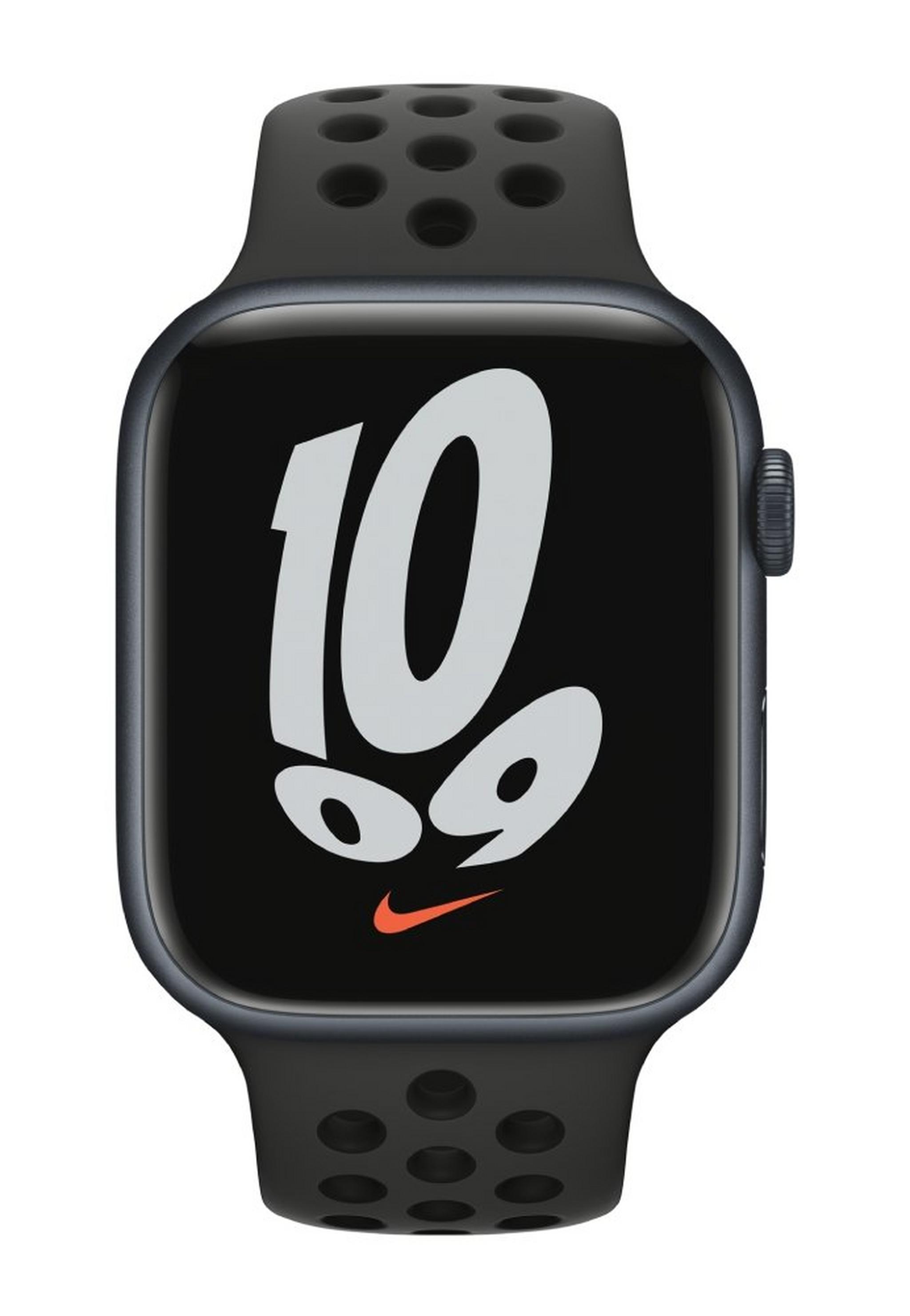 Apple Watch Series 7 GPS Nike 45mm - Midnight Black