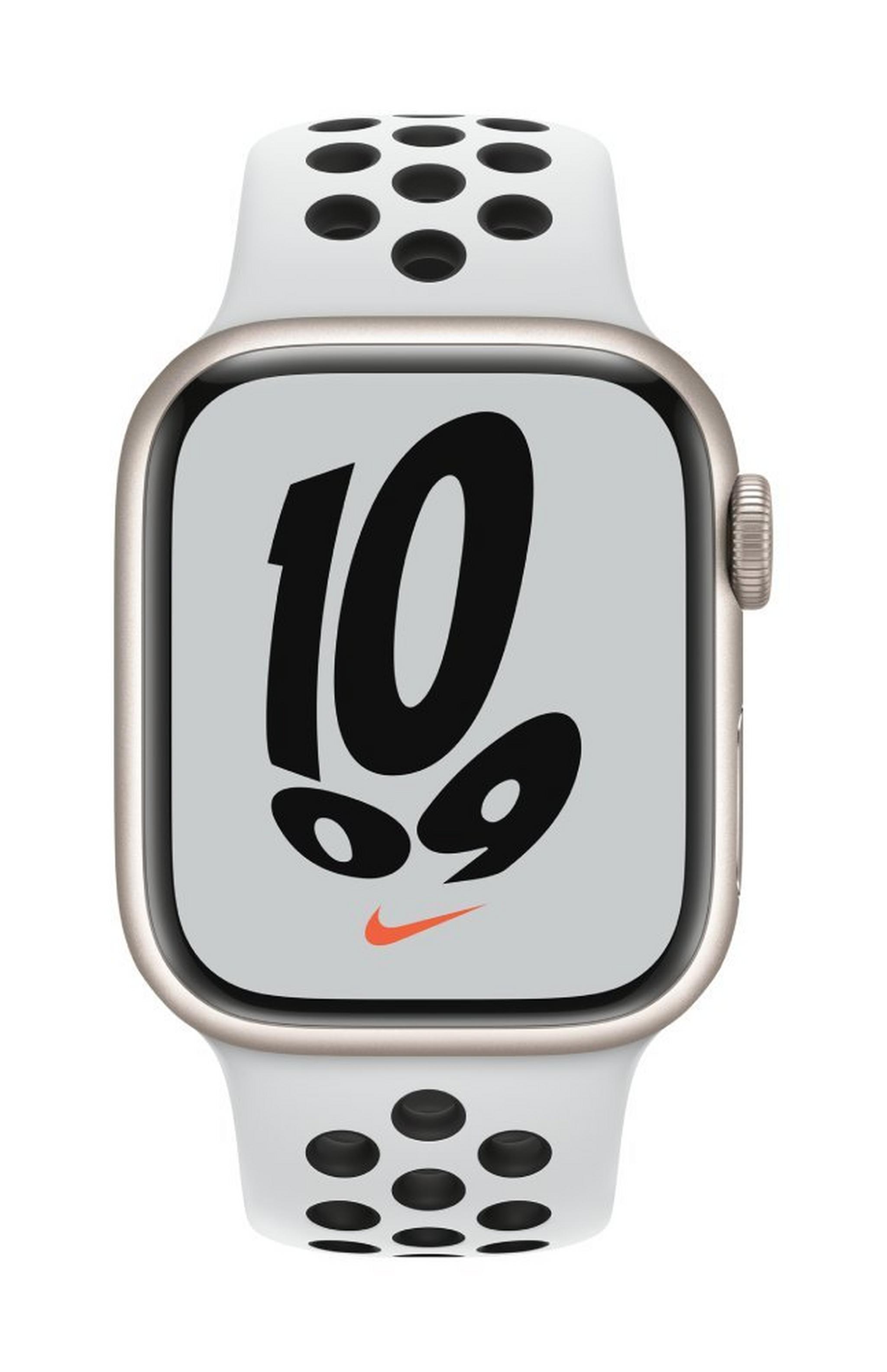 Apple Watch Nike Series 7 Cellular 41mm - Starlight / Black