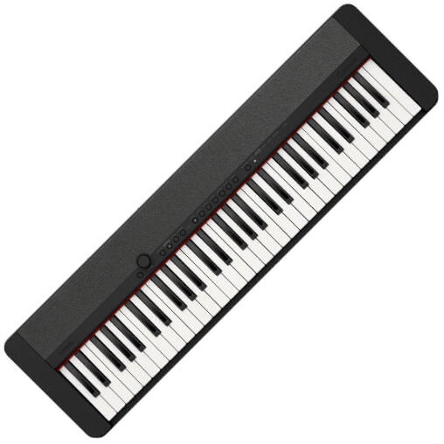 Casio Portable Musical Keyboard (CT-S1BKC2) - Black