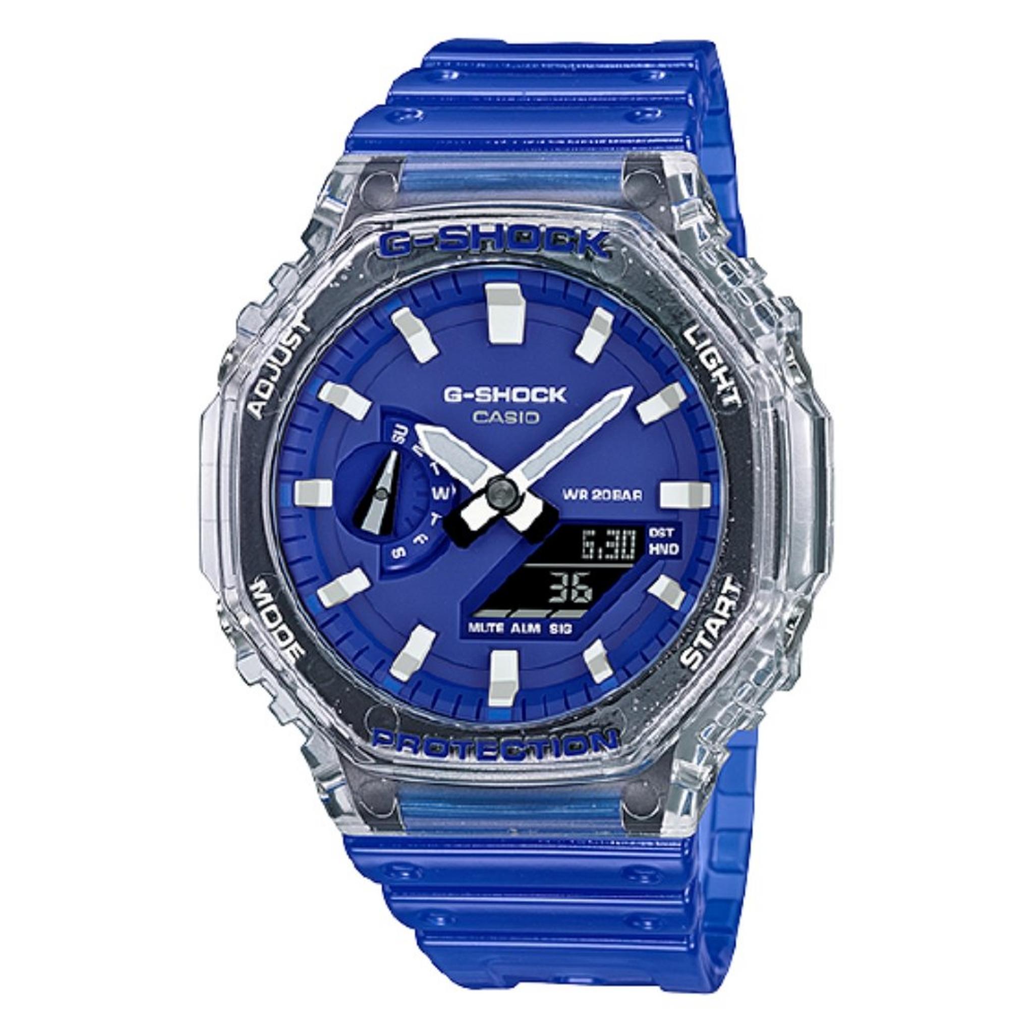 Casio G-Shock Analog / Digital 48mm Gents Resin Sport Watch (GA-2100HC-2ADR)