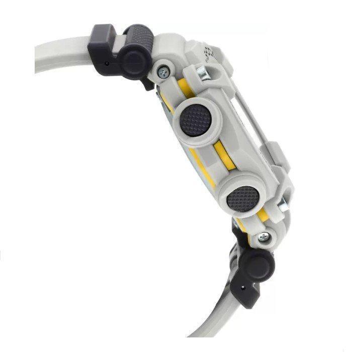 ساعة جي شوك للرجال من كاسيو، انالوج/رقمية، 53 ملم، سوار من الريزن، GA-900HC-3ADR - رمادي/أزرق داكن