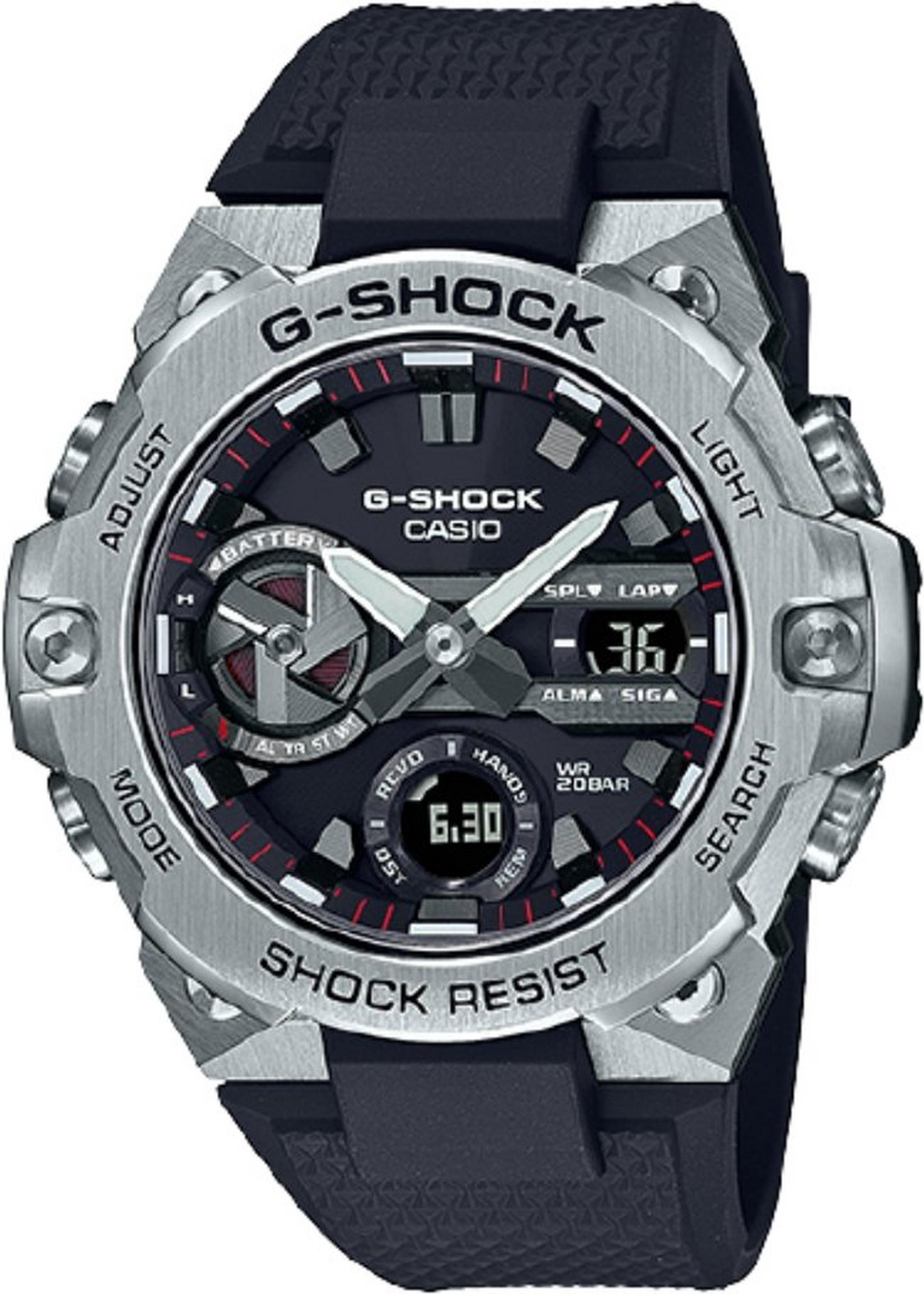 Casio G-Shock Analaog / Digital 50mm Gents Resin Sport Watch (GST-B400-1ADR)
