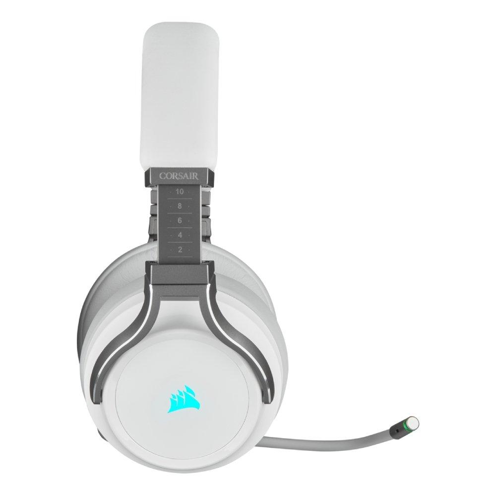 Corsair Virtuoso RGB Wireless High-Fidelity Gaming Headset - White