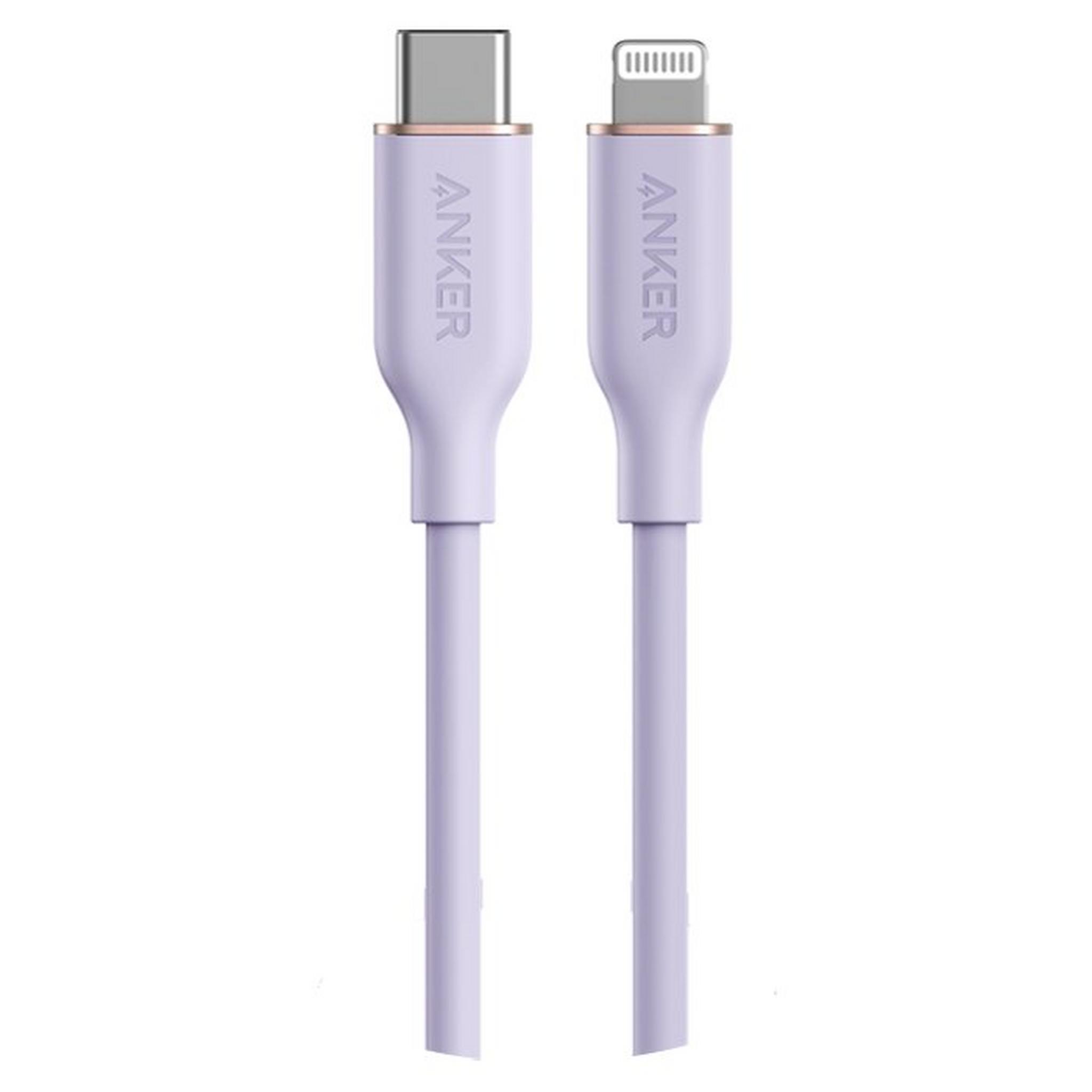 Anker PowerLine III Flow USB-C to Lightning 6ft Cable - Purple