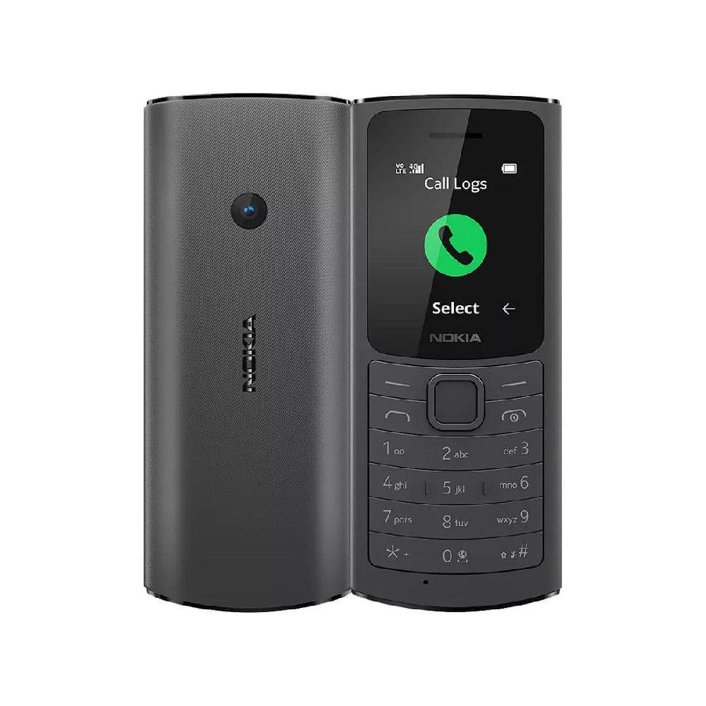 NOKIA 110 4G 1.8-inch Phone, 128MB/48MB - Black
