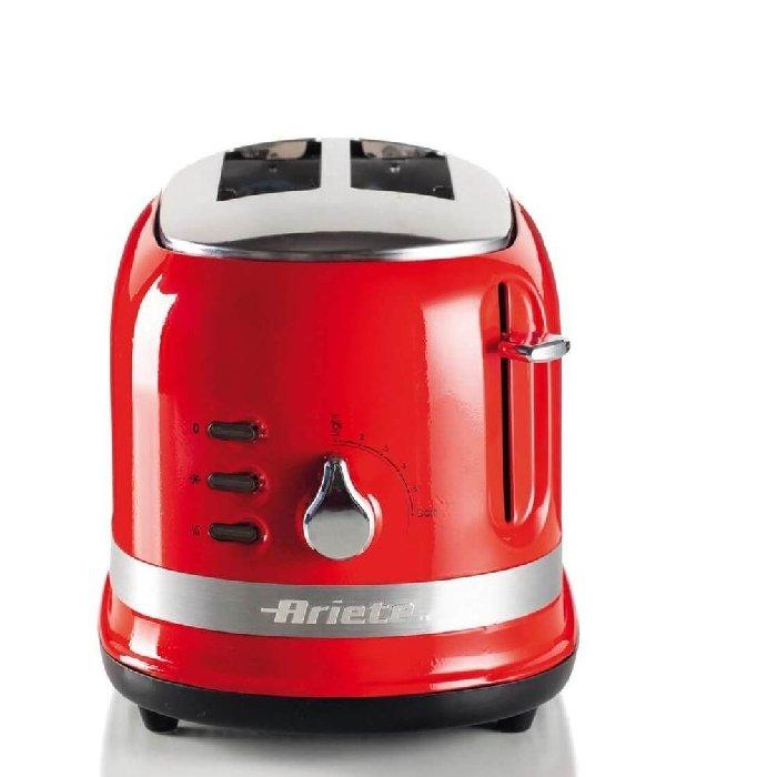 Ariete Moderna 2 Slice Toaster  - Red (ART149/10)