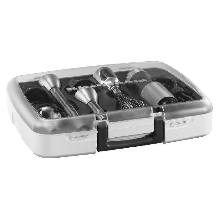 خلاط يدوي كيتشن ايد مع مفرمة ومضرب بيض  - (KIT- 5KHB2571BSX)