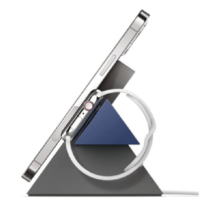 قاعدة شاحن الاقو ماجسيف لابل ايفون و ساعة ابل - رمادي غامق (شاحن تباع احادي)