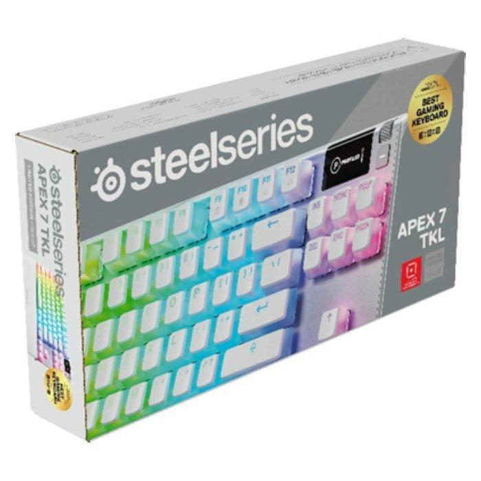 SteelSeries Apex 7 Tenkeyless Keyboard - Ghost Edition