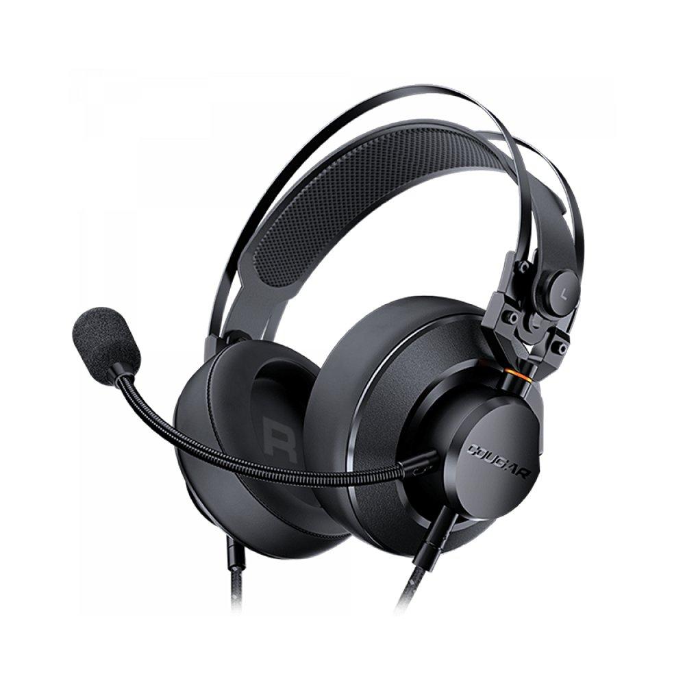 Cougar VM410 Over-Ear Gaming Headset, 3H550P53B.0001- Black