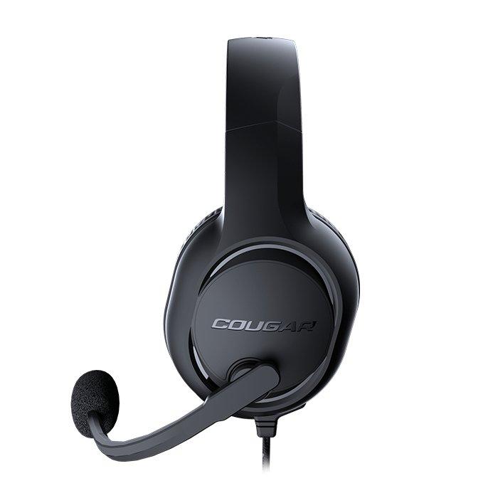 سماعة رأس سلكية للألعاب كوجر HX330، 3H250P50B.0001 أسود