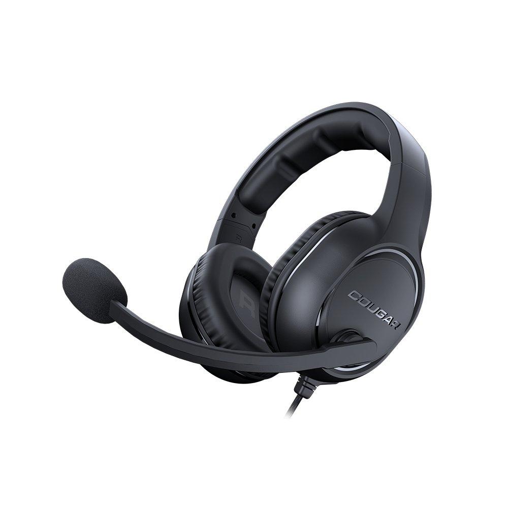 سماعة رأس سلكية للألعاب كوجر HX330، 3H250P50B.0001 أسود