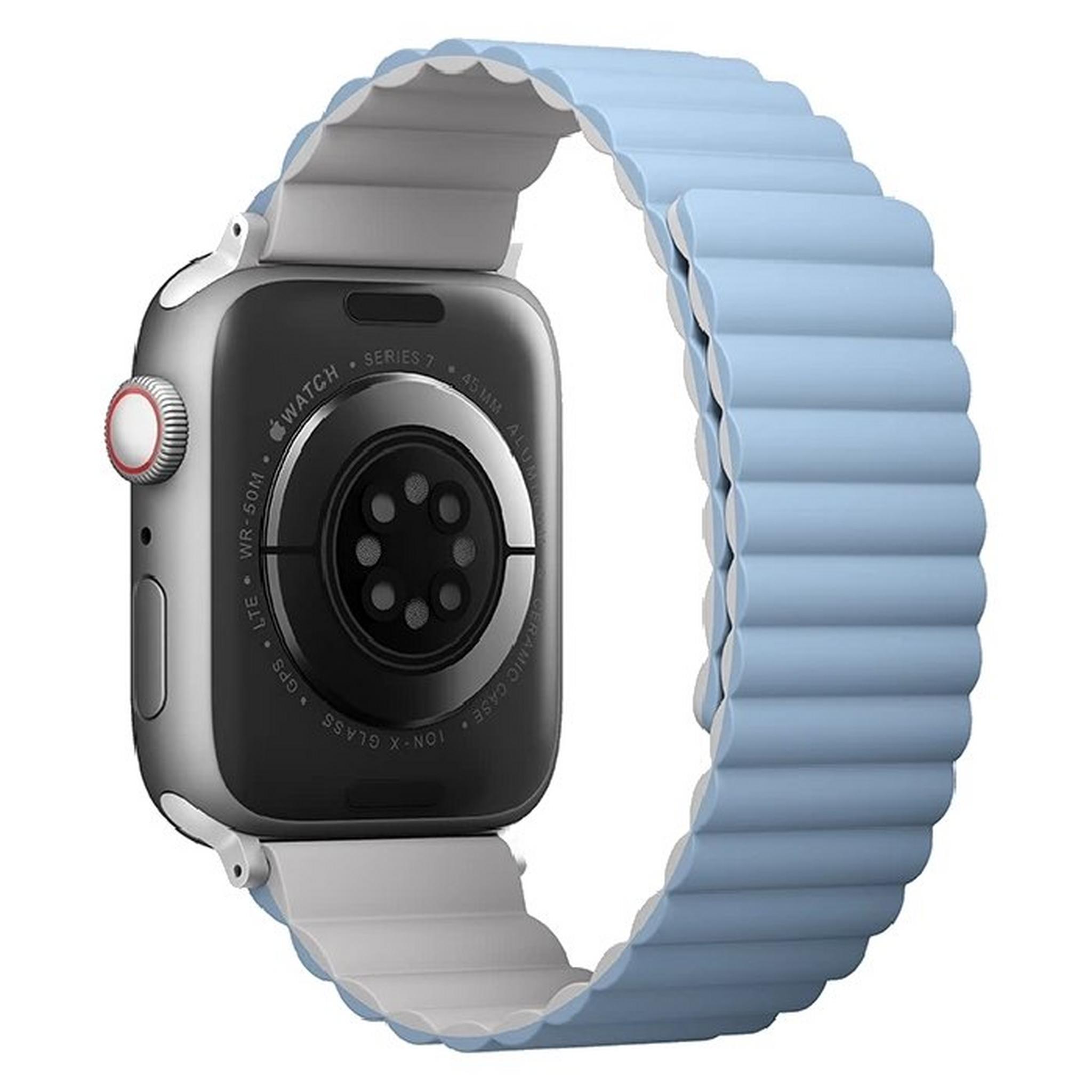 Uniq Revix Magnetic Apple Watch Strap 41mm - White Blue
