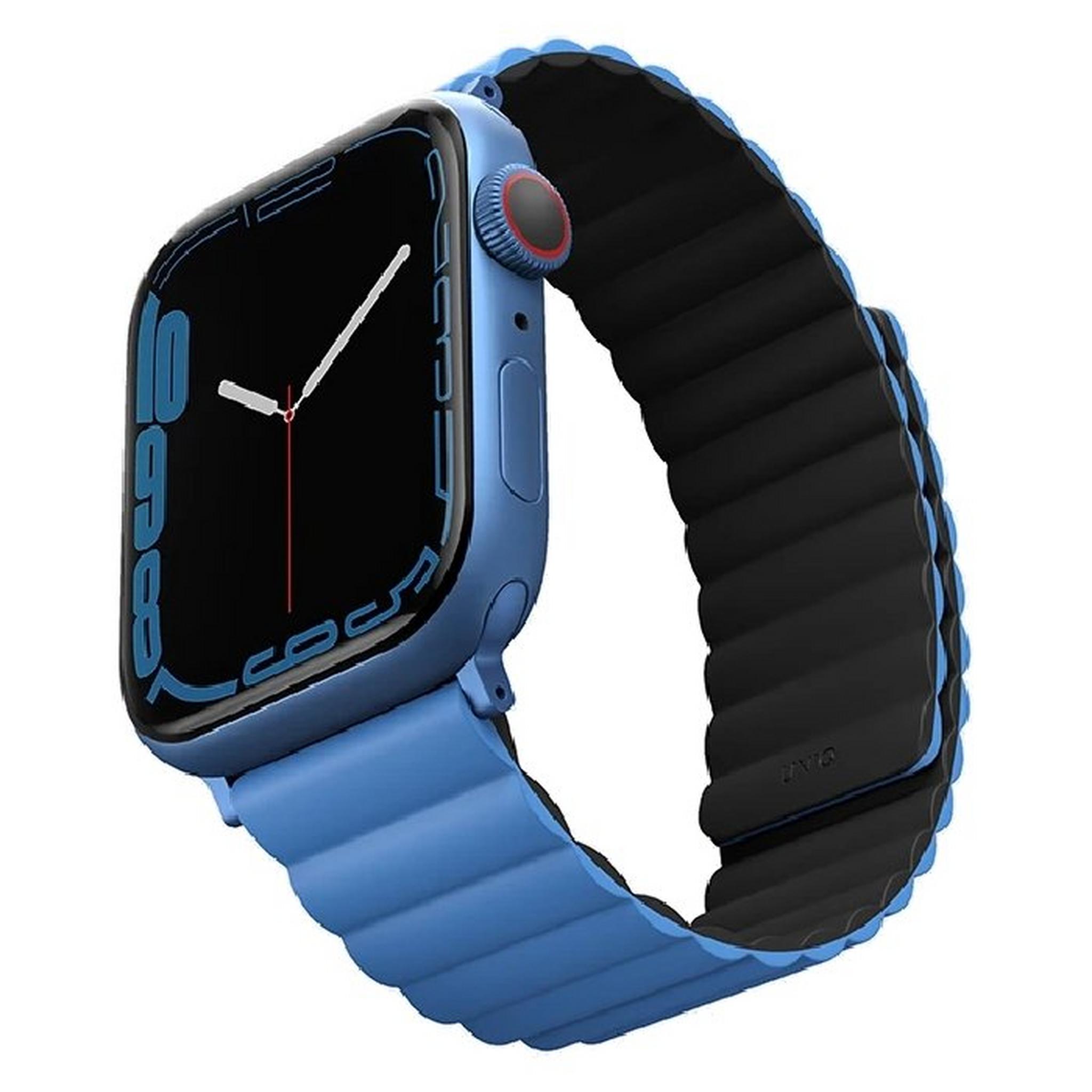 Uniq Revix Magnetic Apple Watch Strap 45 mm - Blue Black