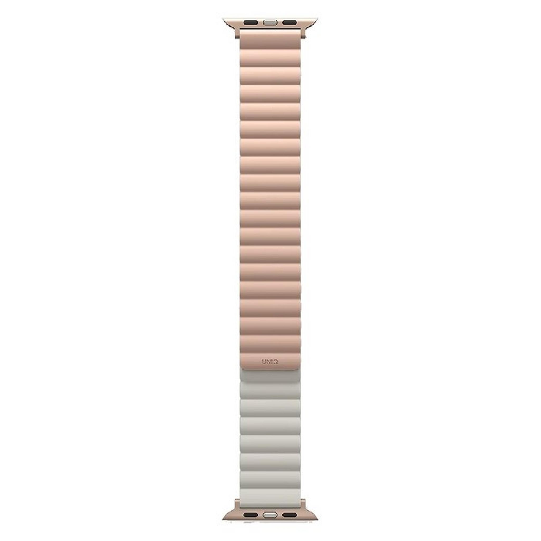 Uniq Revix Magnetic Apple Watch Strap 45 mm - Pink Beige