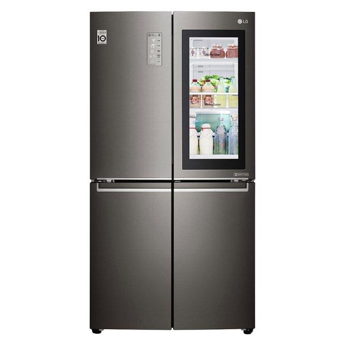 LG 26.7 CFT. Four Door Refrigerator - Black Steel (LM334VBMLD)
