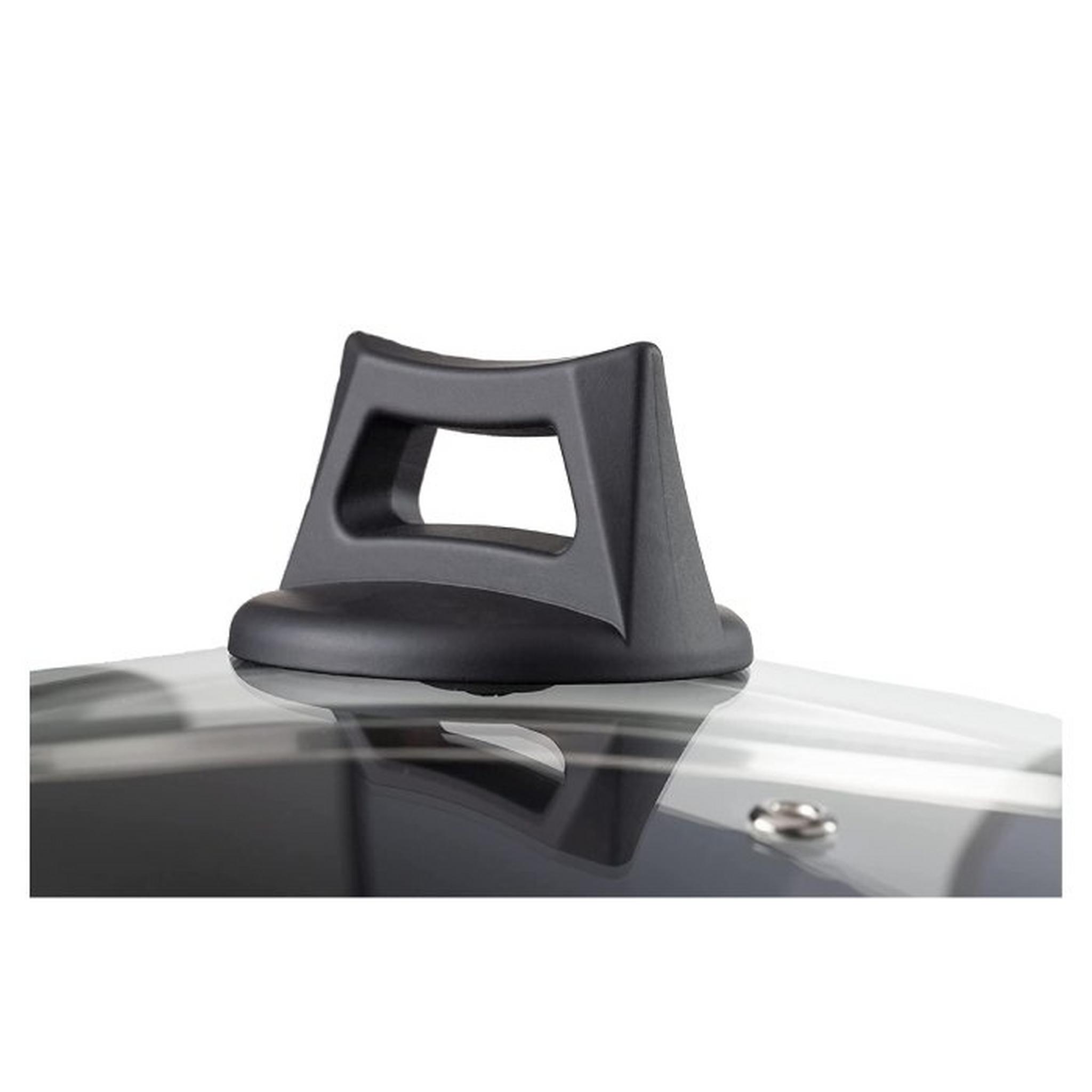 Black+Decker 26cm Non-Stick Casserole, with Glass Lid (BXSCP26BME)