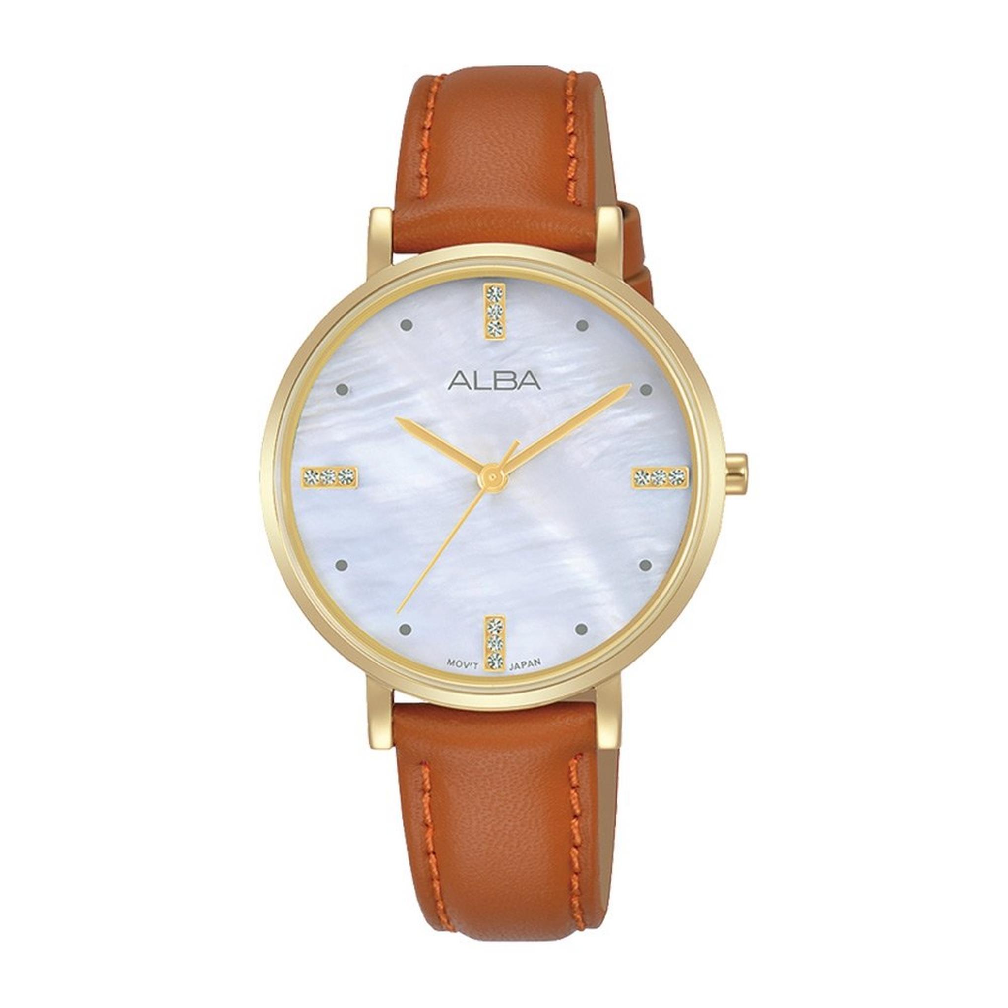 Alba Ladies 32mm Fashion Analog Leather Watch - AH8882X1