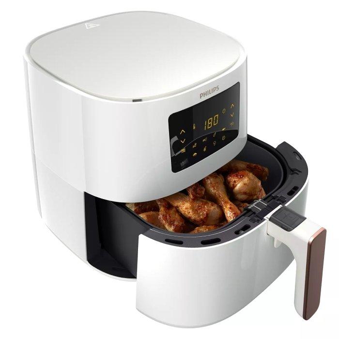 Wansa Airfryer - 1200W-1400W 2.5L (AFE03) White -  Philips Essential 2000W 6.2L XL Airfryer - (HD9270/20) - White
