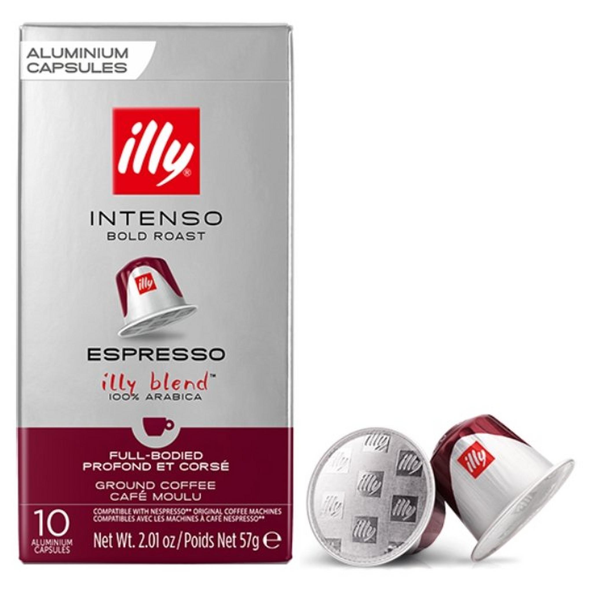 Illy Intenso Espresso 10 Capsules 57 Gram