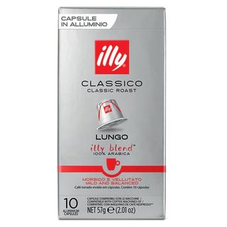 Buy Illy classico lungo 10 capsules 57 gram in Kuwait