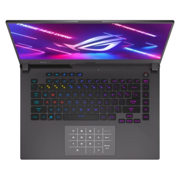 لابتوب الالعاب اسوس روج ستريكس G15، اي-ام-دي رايزن 7، انفيديا جيفورس ار-تي-اكس 3060 Ti سعة 4 جيجابايت، رام 16 جيجابايت، اس-اس-دي 1 تيرابايت، شاشة 15.6 بوصة - رمادي (G513IE-HN006T)