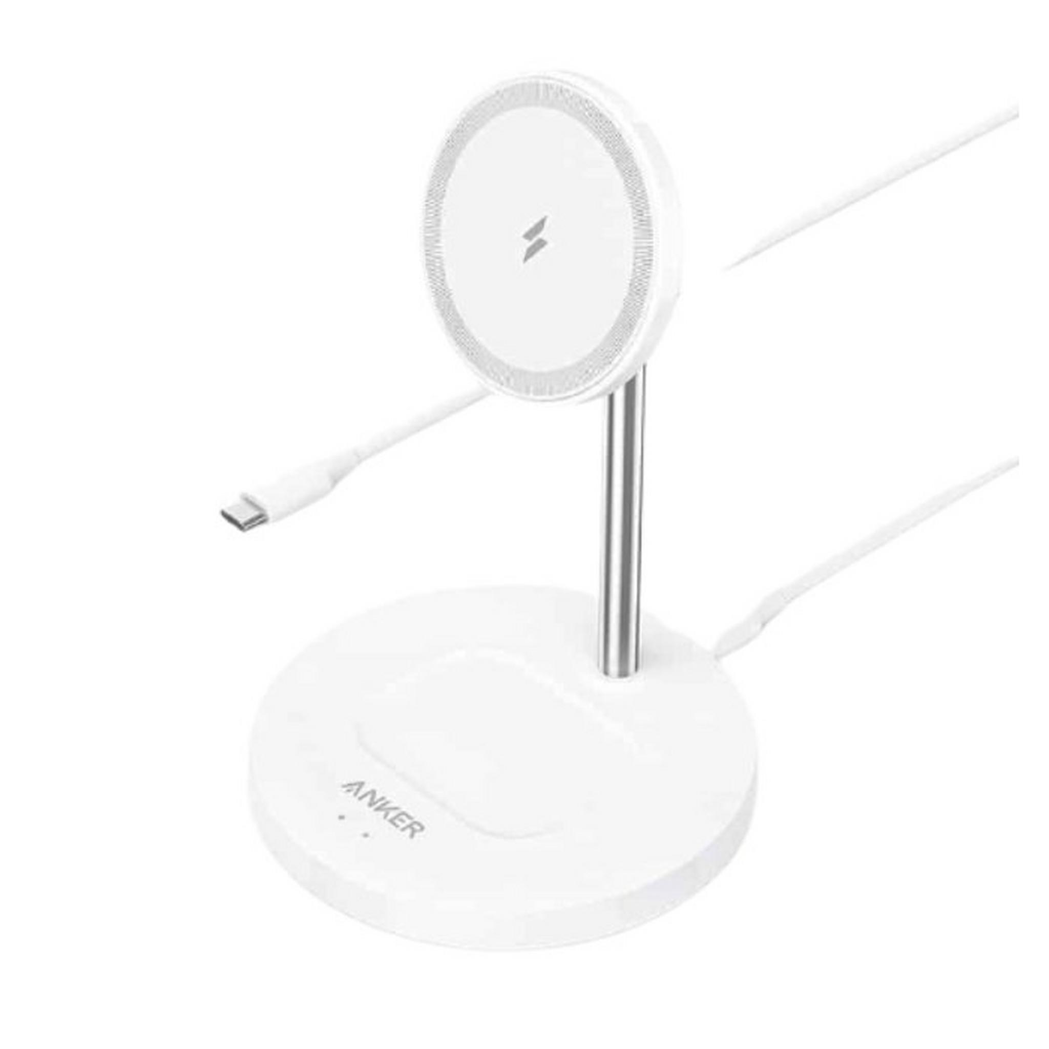 Anker 2 in 1 Magnetic Wireless Charging Stand - White