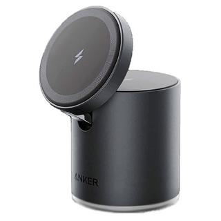Buy Anker magnetic wireless charger station 20w - black in Saudi Arabia