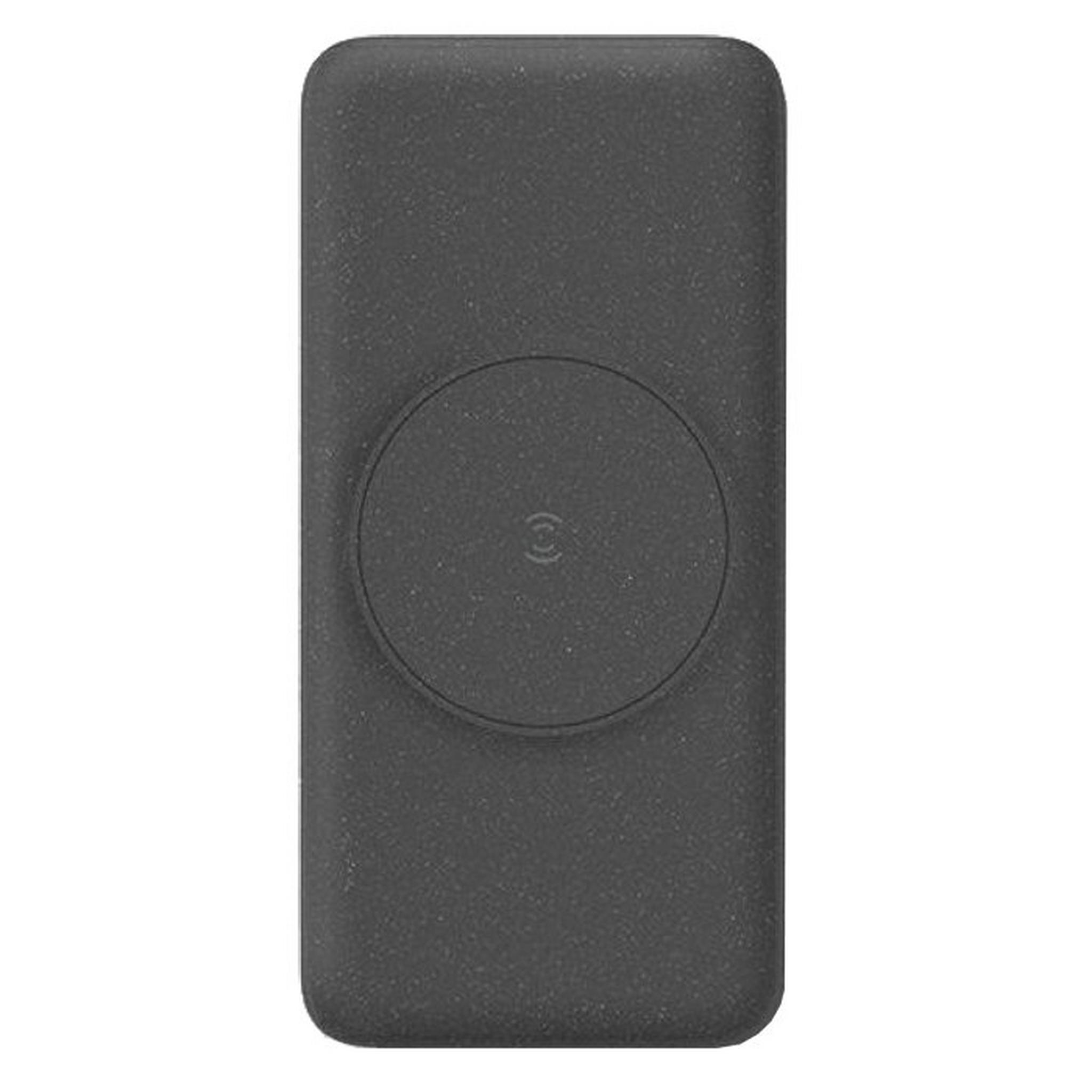 Uniq USB-C PD Wireless Stand & Magnetic Portable Power Bank 10000MAH - Charcoal (Dark Grey)