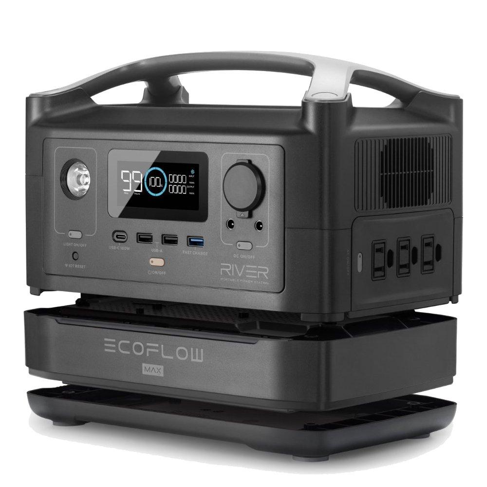 EcoFlow 600W Power Station - Black