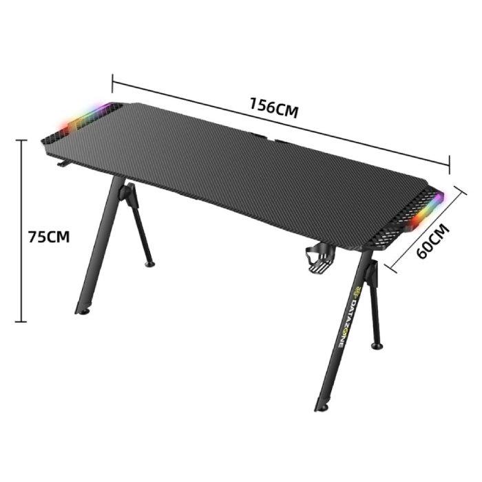 Datazone Gaming Table - Black (Blade GT-V2RGB)