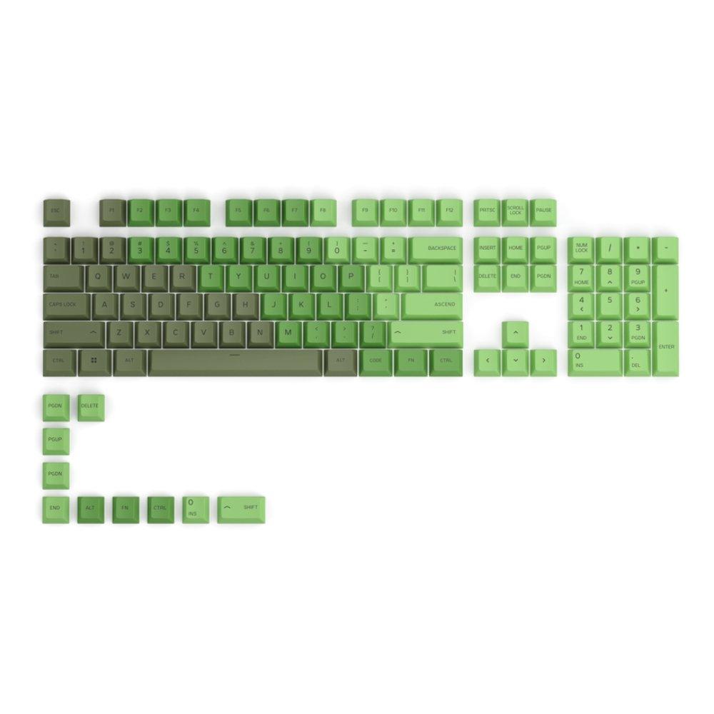 Glorious PBT 114 Keycaps - Olive