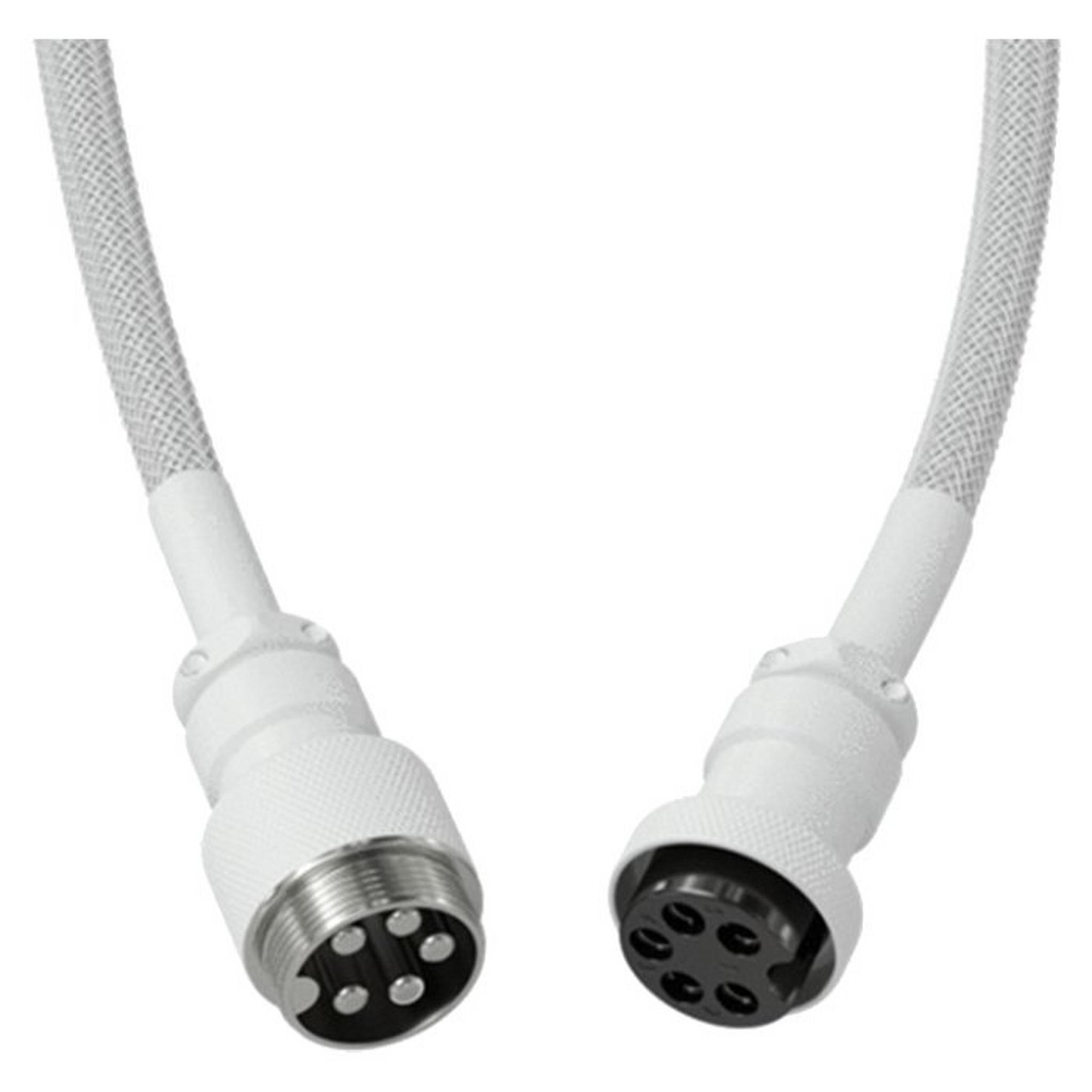 Glorious Coiled 4.5ft Cable for Keyboard - Ghost White