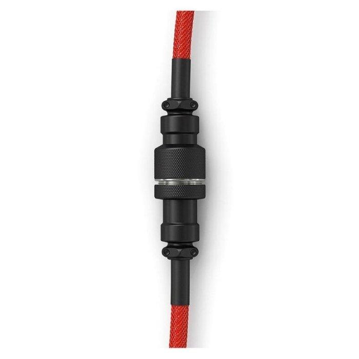 كابل ملفوف بطول 4.5 قدم للوحة المفاتيح من جلوريس - احمر