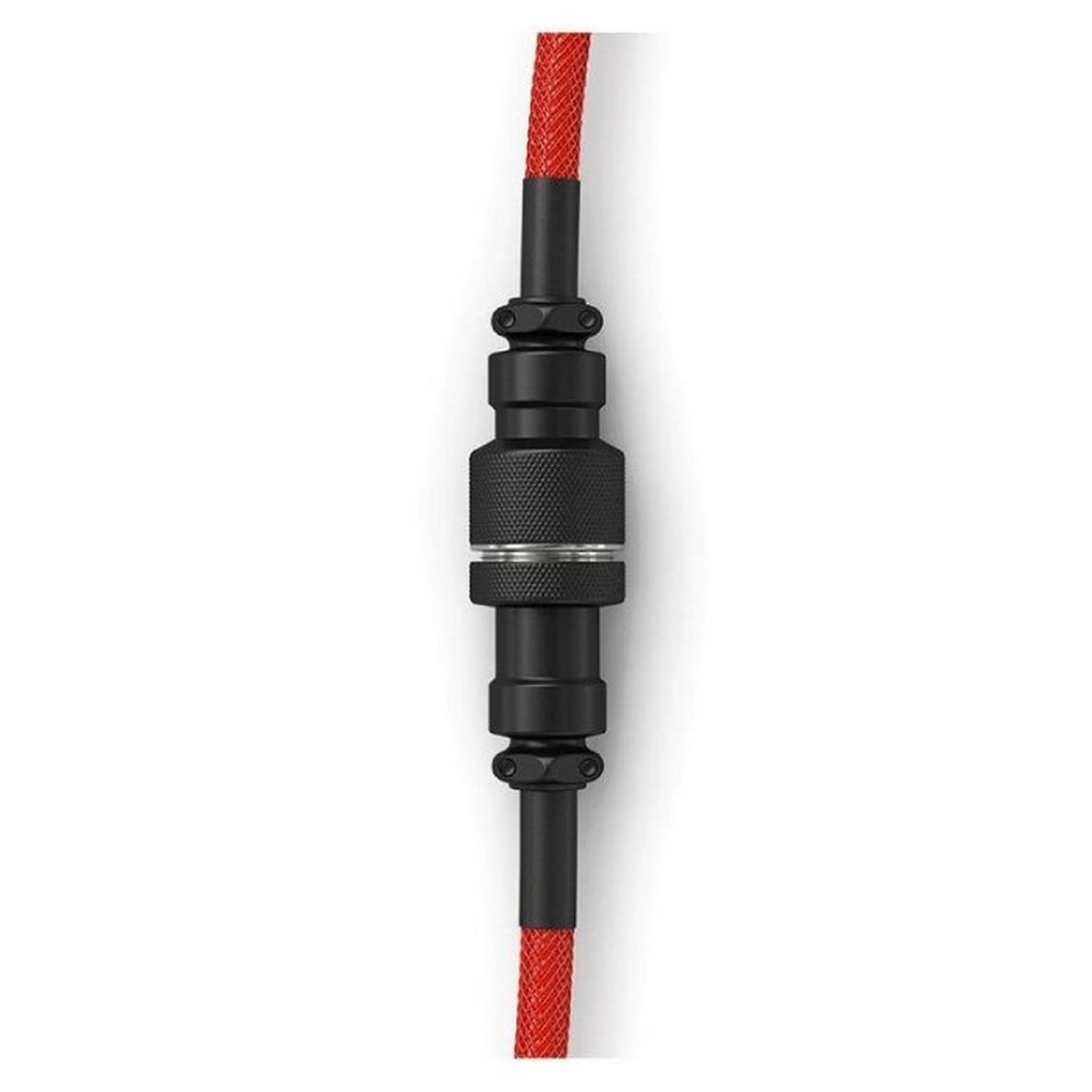 Glorious Coiled 4.5ft Cable for Keyboard - Crimson Red