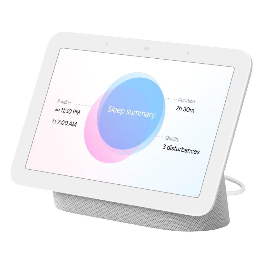 Google Nest Hub 2nd Gen 7-inch Smart Home Assistant - Chalk