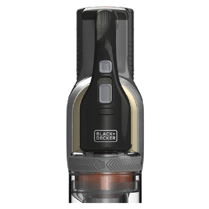 مكنسة كهربائية لاسلكية 36 فولت 4 في 1 باورسيريز اكستريم من بلاك آند ديكر، قدرة 90 وات، سعة 0.75 لتر، BHFEV36B2D-GB - رمادي