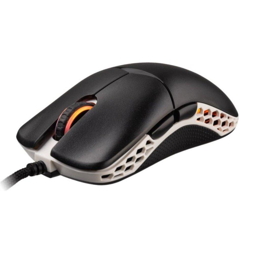 Ducky Feather RGB Huano Gaming Mouse - Black / White
