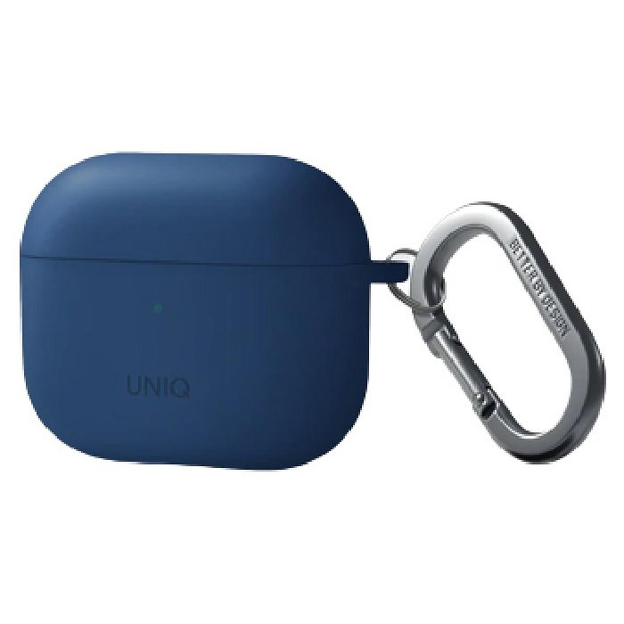Uniq Nexo Silicone Airpods 3 Case with Ear Hooks - Blue