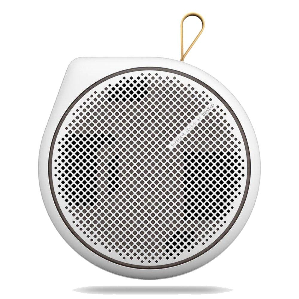 بروجكتر بنكيوا مع سماعة بلوتوث بترددات منخفضة إضافية، GV30 - أبيض