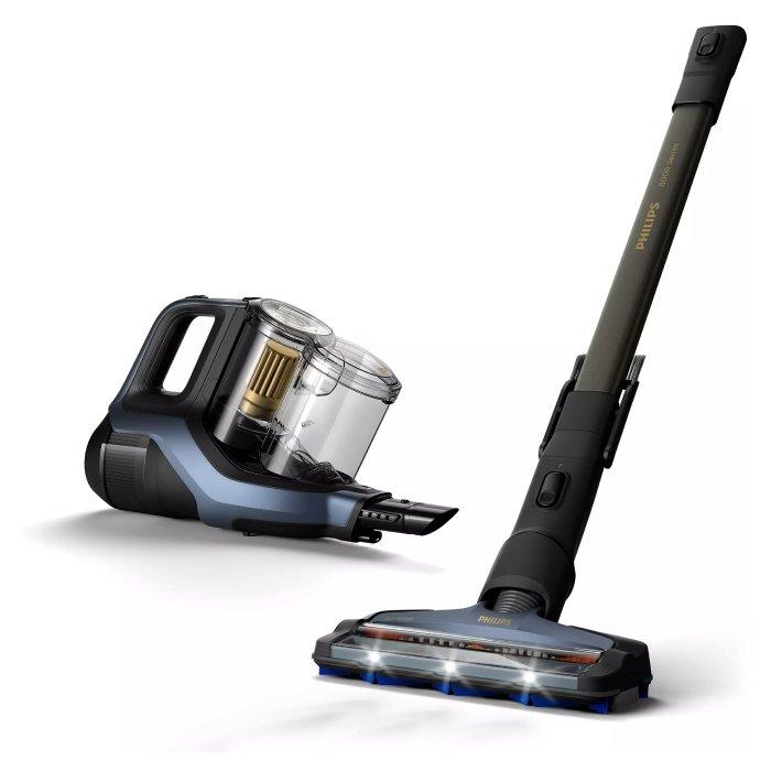 Philips 8000 Series Cordless Stick Vacuum, 0.6 Liter, XC8043/61 - Black