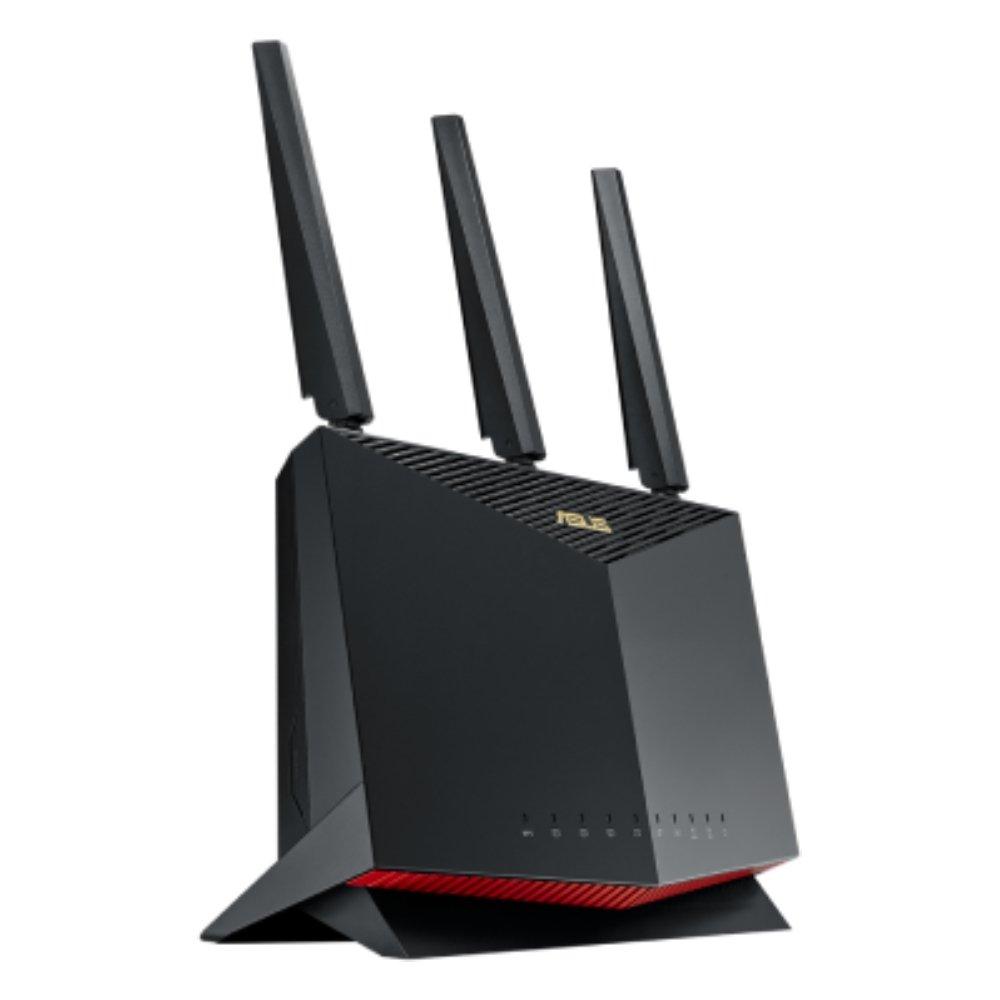 Asus Wi-Fi 6 Gaming Router, Wireless AX, Dual-band, RT-AX86U - Black