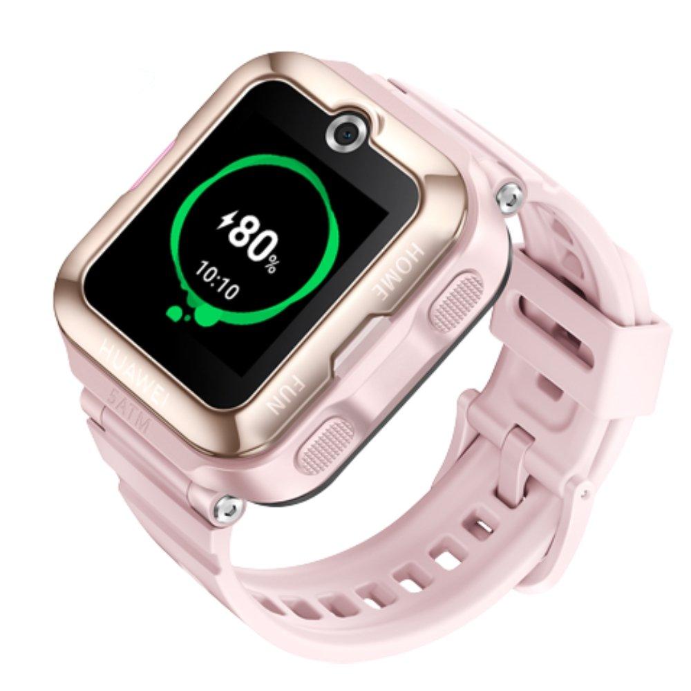 Huawei Watch Kids 4 Pro 52mm, Plastic body, Silicon Strap - Pink