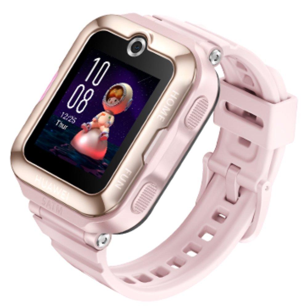 Huawei Watch Kids 4 Pro 52mm, Plastic body, Silicon Strap - Pink