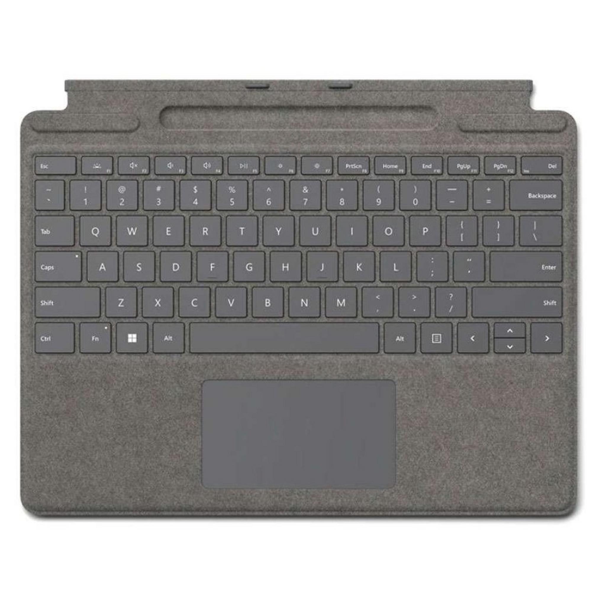 لوحة مفاتيح مايكروسوفت سيرفس برو سيجنتشر لبرو ٨، بلاتينيوم (8XA-00074)